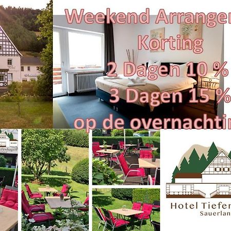 Hotel Tiefenhagen Sauerland レンネシュタット エクステリア 写真